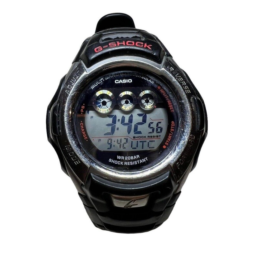 Used Casio 3405 Tough Solar Men's Watch - GW-M500A Working